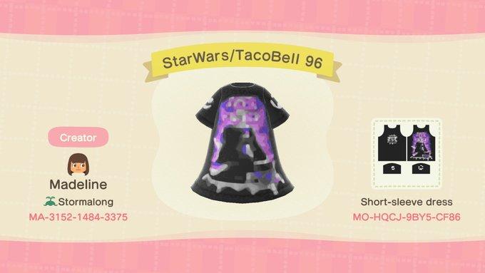 Animal Crossing Design Code: MO-HQCJ-9BY5-CF86 StarWars/Taco Bell 9