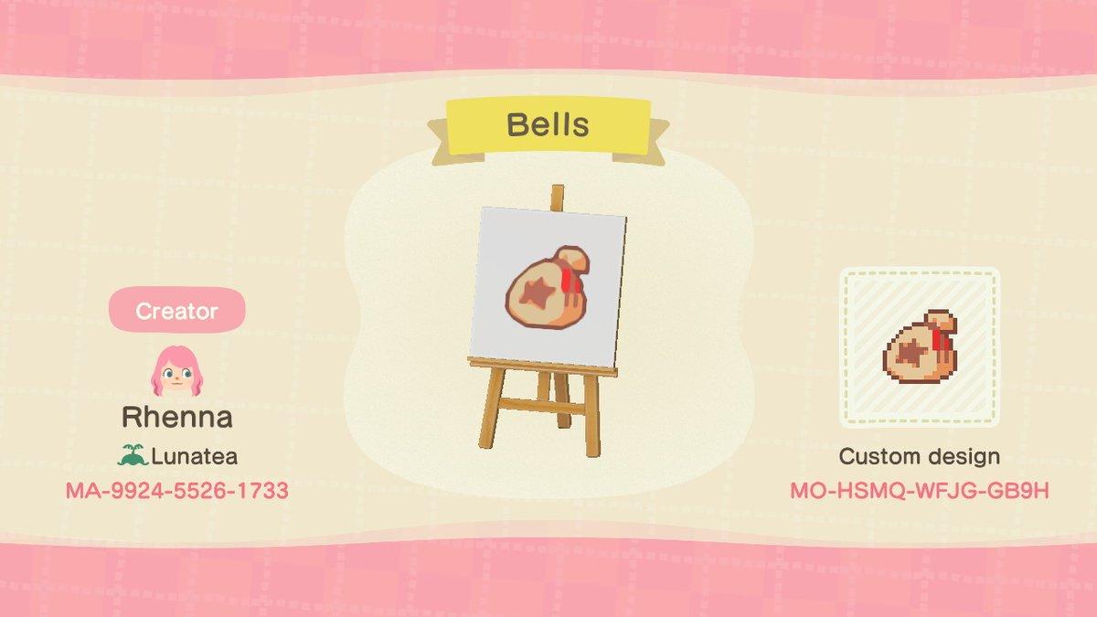 Animal Crossing Design Code: MO-HSMQ-WFJG-GB9H Bells