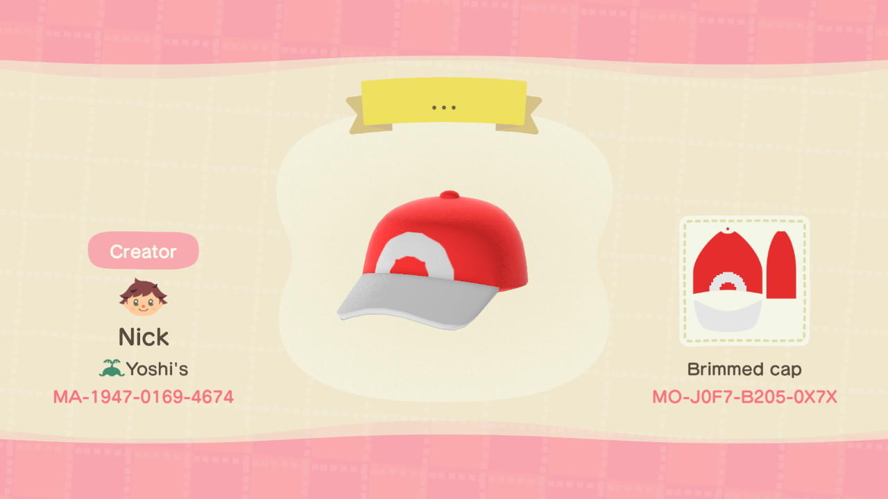 Animal Crossing Design Code: MO-J0F7-B205-0X7X ...