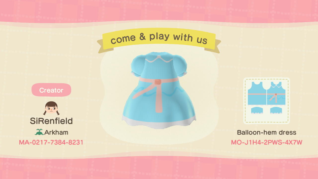 Animal Crossing Design Code: MO-J1H4-2PWS-4X7W Come & Play With Us