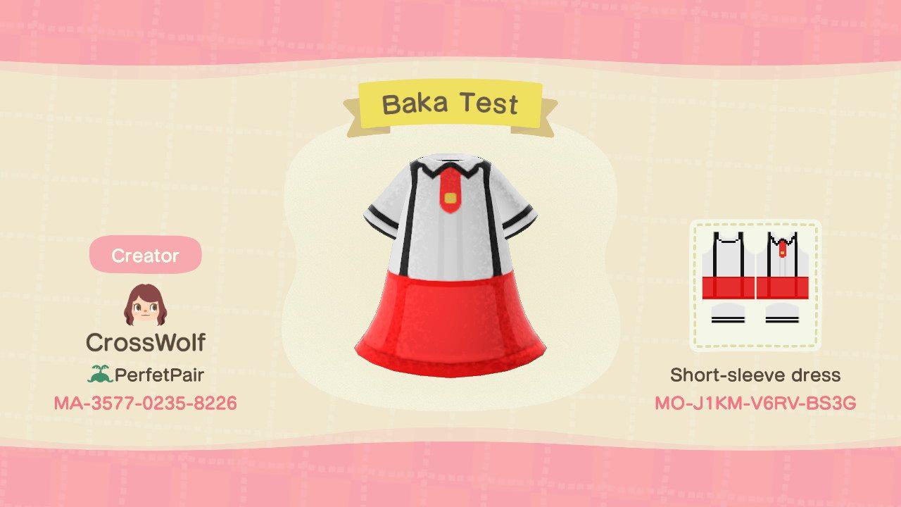 Animal Crossing Design Code: MO-J1KM-V6RV-BS3G Baka Test