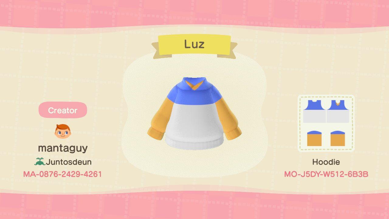 Animal Crossing Design Code: MO-J5DY-W512-6B3B Luz