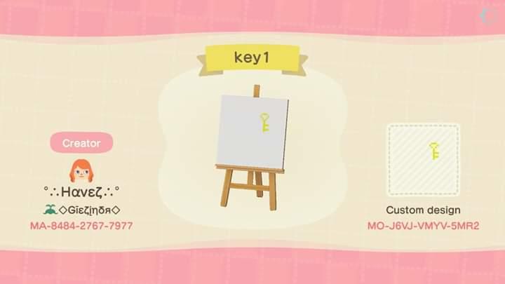 Animal Crossing Design Code: MO-J6VJ-VMYV-5MR2 key1