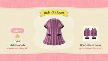 Animal Crossing Design Code: MO-J7F4-Y8C8-6J5C astrid sloan
