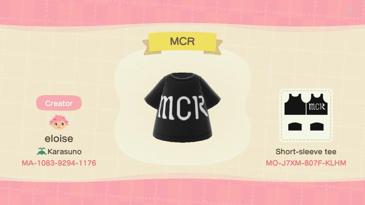 Animal Crossing Design Code: MO-J7XM-807F-KLHM MCR Shirt