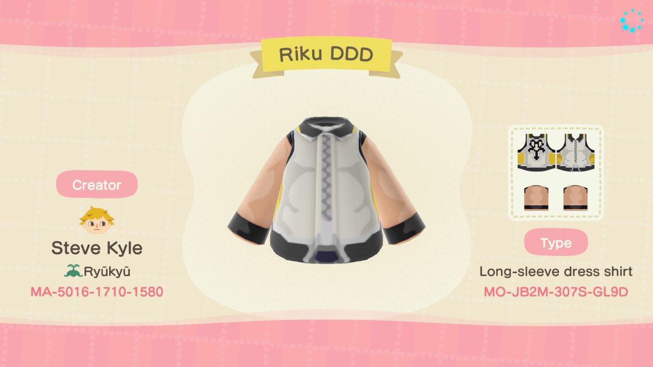 Animal Crossing Design Code: MO-JB2M-307S-GL9D Riku DDD