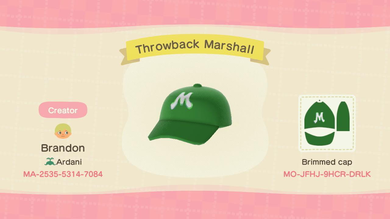 Animal Crossing Design Code: MO-JFHJ-9HCR-DRLK Marshall Throwback