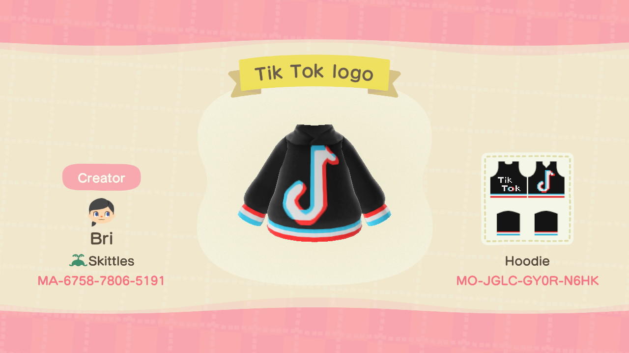 Animal Crossing Design Code: MO-JGLC-GY0R-N6HK TikTok logo