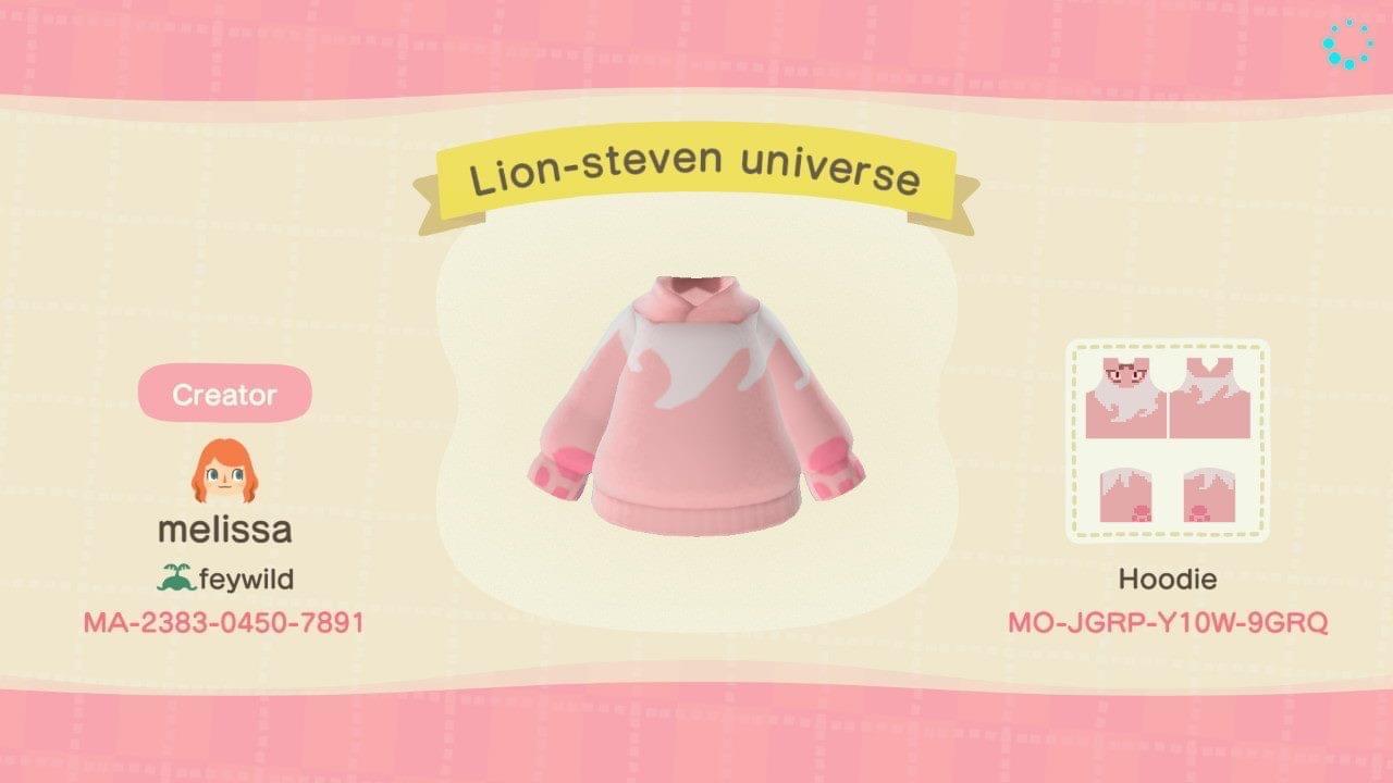 Animal Crossing Design Code: MO-JGRP-Y10W-9GRQ Lion-Steven Universe