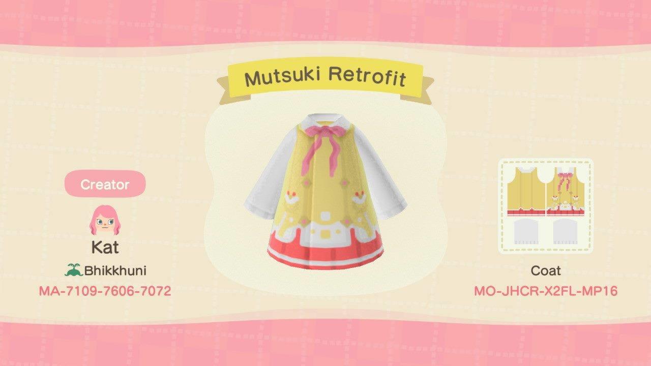 Animal Crossing Design Code: MO-JHCR-X2FL-MP16 Mutsuki Retrofit