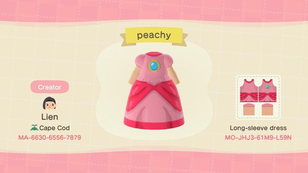 Animal Crossing Design Code: MO-JHJ3-61M9-L59N peachy