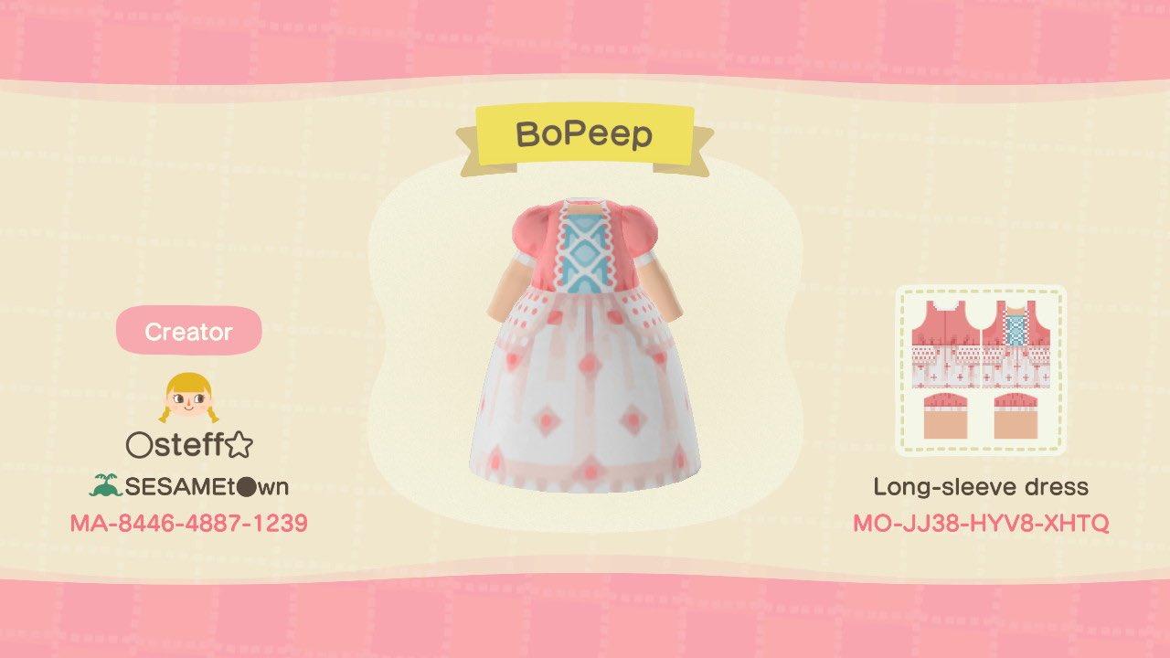 Animal Crossing Design Code: MO-JJ38-HYV8-XHTQ BoPeep