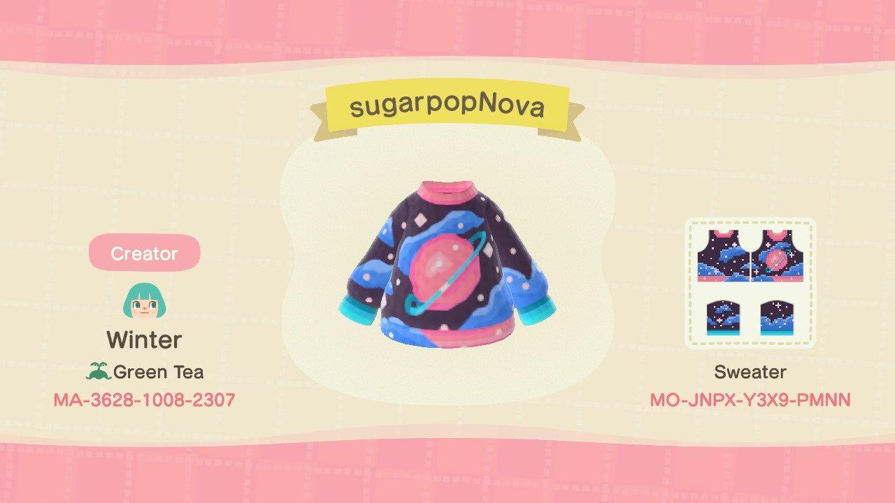 Animal Crossing Design Code: MO-JNPX-Y3X9-PMNN SugarPopNova