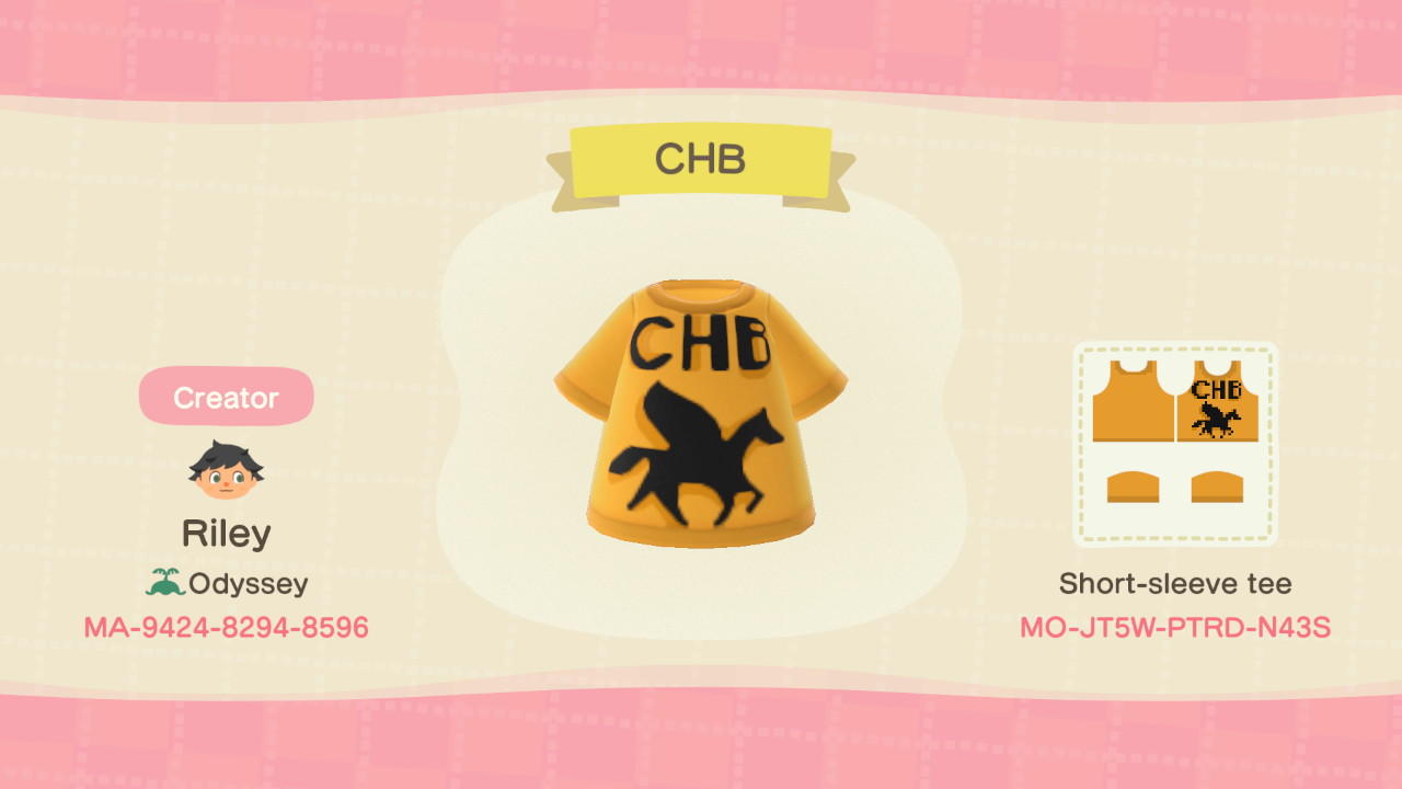 Animal Crossing Design Code: MO-JT5W-PTRD-N43S Percy Jackson