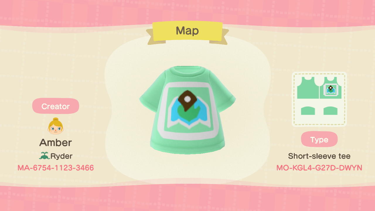 Animal Crossing Design Code: MO-KGL4-G27D-DWYN Map App