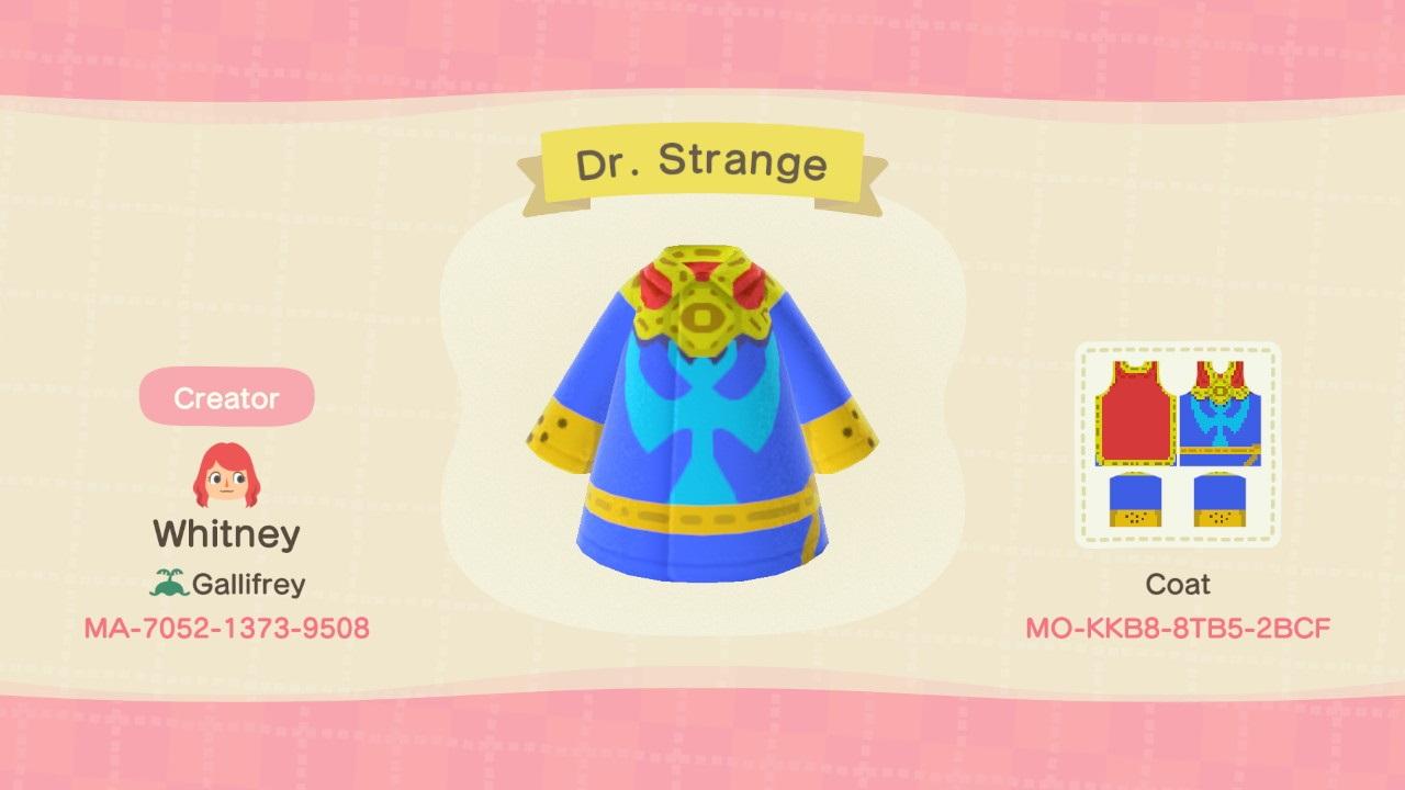 Animal Crossing Design Code: MO-KKB8-8TB5-2BCF Doctor Strange