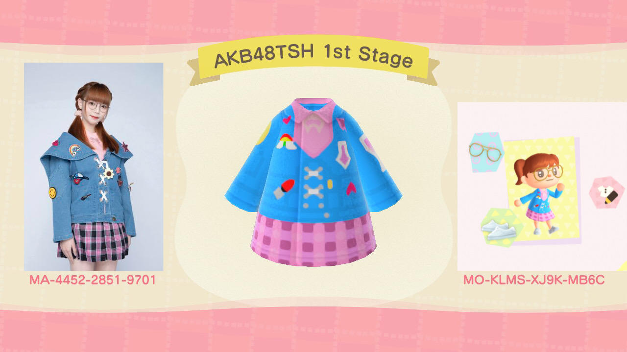 Animal Crossing Design Code: MO-KLMS-XJ9K-MB6C AKB48TSH 1stSTAGE