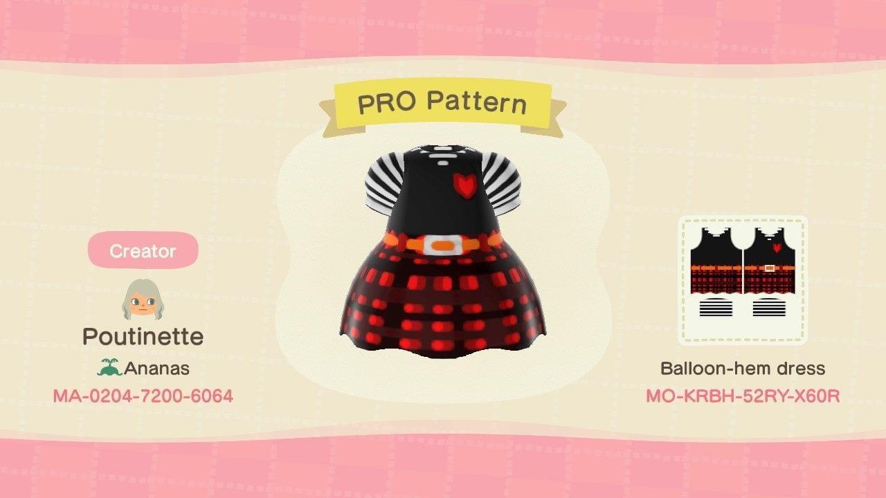 Animal Crossing Design Code: MO-KRBH-52RY-X60R PRO Pattern