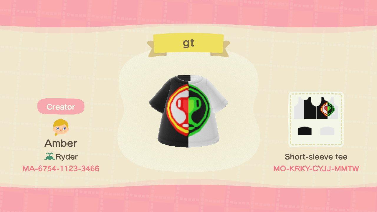 Animal Crossing Design Code: MO-KRKY-CYJJ-MMTW Unofficial GT Shirt1
