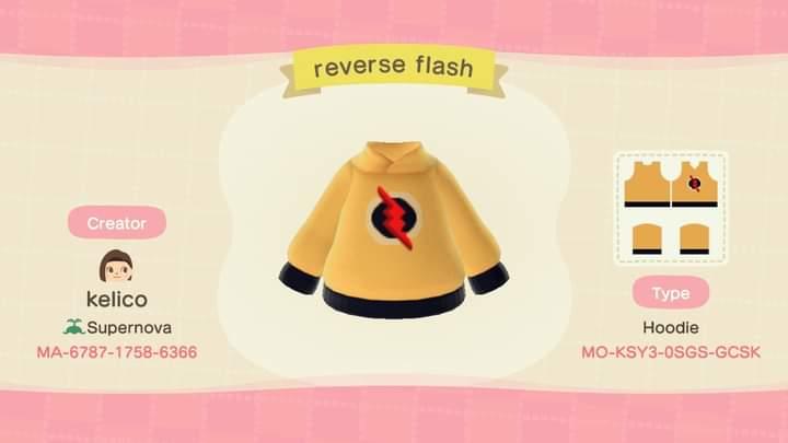 Animal Crossing Design Code: MO-KSY3-0SGS-GCSK reverse flash