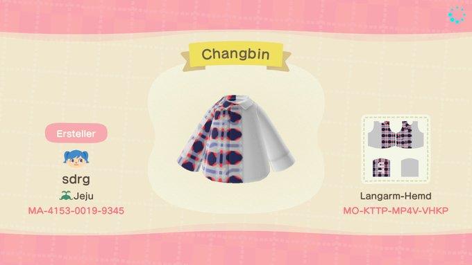 Animal Crossing Design Code: MO-KTTP-MP4V-VHKP Changbin Stray Kids