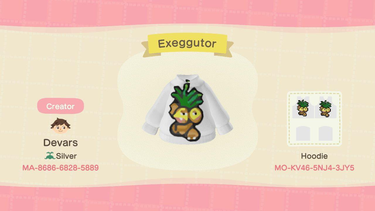 Animal Crossing Design Code: MO-KV46-5NJ4-3JY5 Exeggutor