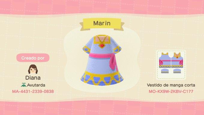 Animal Crossing Design Code: MO-KX9W-2KBV-C177 Marin TLoZ