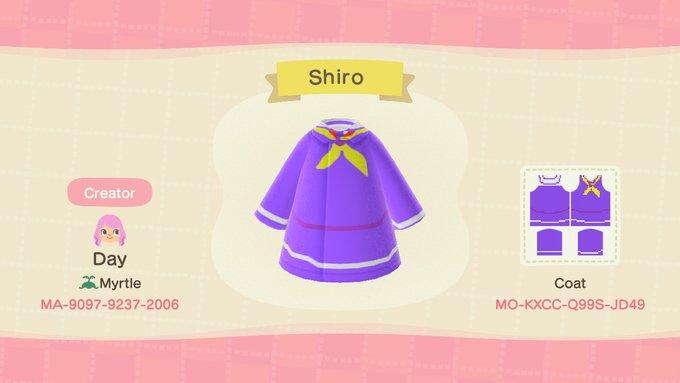 Animal Crossing Design Code: MO-KXCC-Q99S-JD49 Shiro