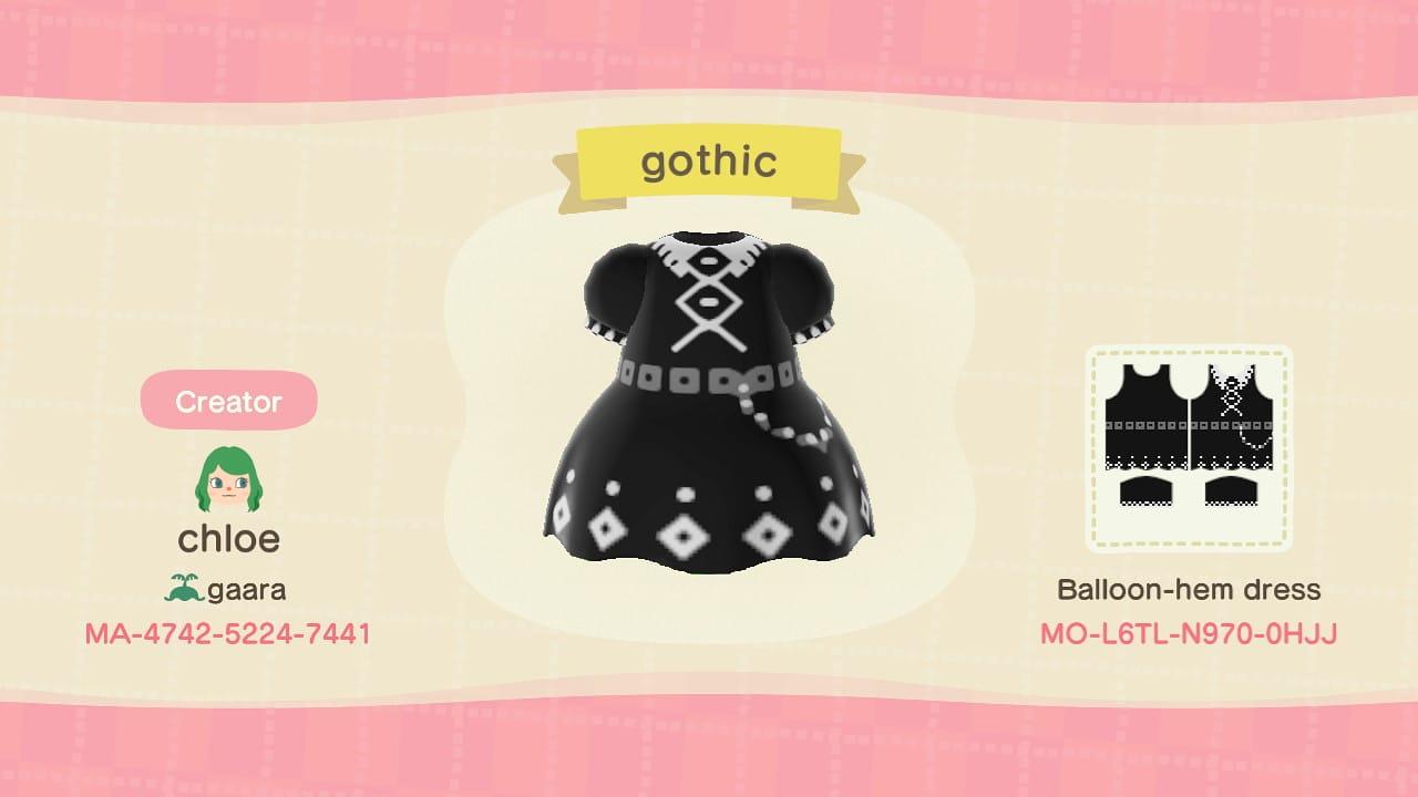 Animal Crossing Design Code: MO-L6TL-N970-0HJJ Gothic
