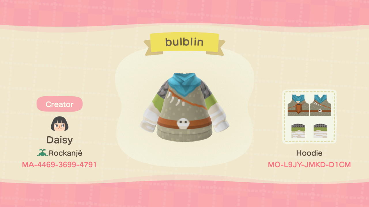 Animal Crossing Design Code: MO-L9JY-JMKD-D1CM bulbin