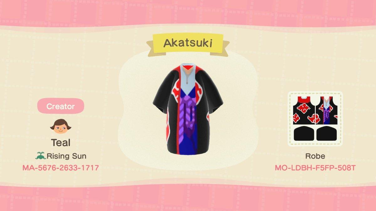 Animal Crossing Design Code: MO-LDBH-F5FP-508T Akatsuki
