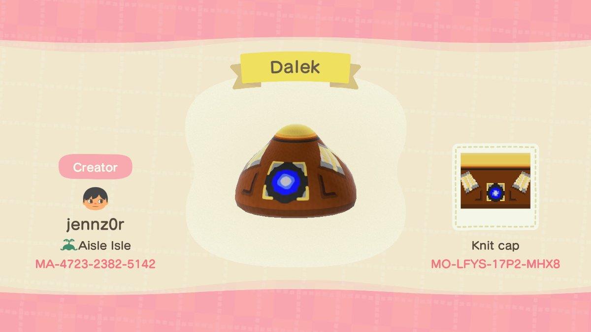Animal Crossing Design Code: MO-LFYS-17P2-MHX8 Dalek
