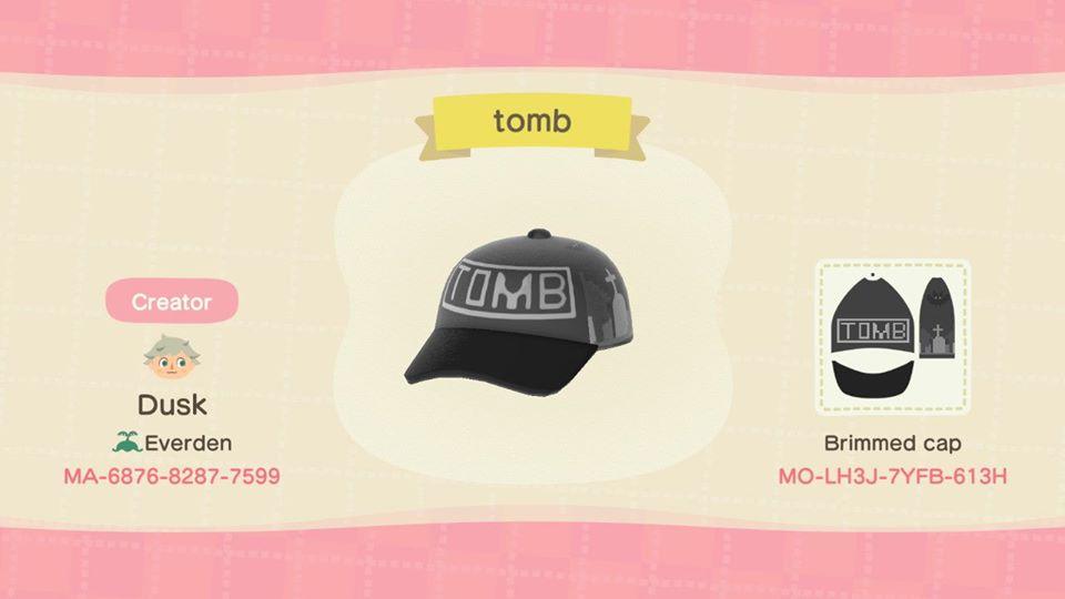 Animal Crossing Design Code: MO-LH3J-7YFB-613H Tomb