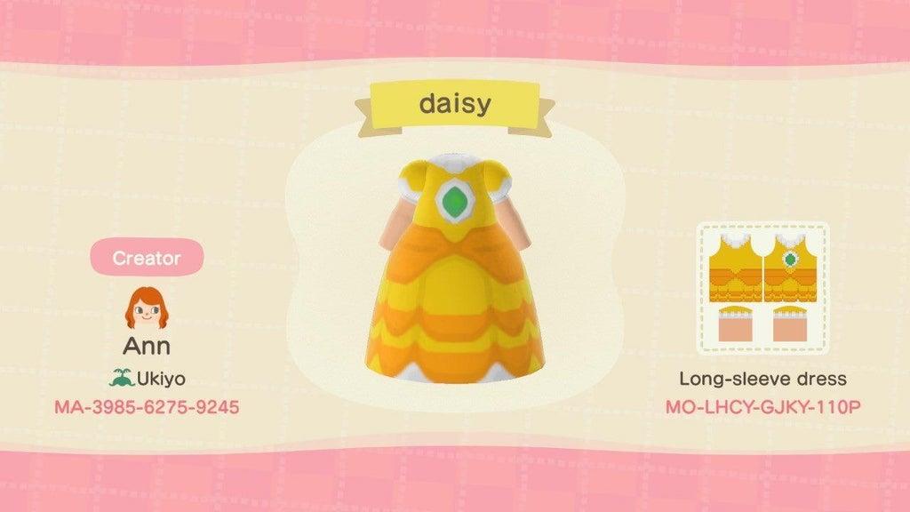 Animal Crossing Design Code: MO-LHCY-GJKY-110P daisy