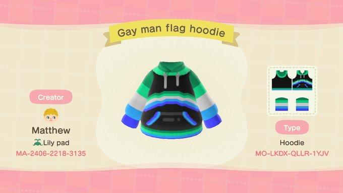 Animal Crossing Design Code: MO-LKDX-QLLR-1YJV Gay man pride