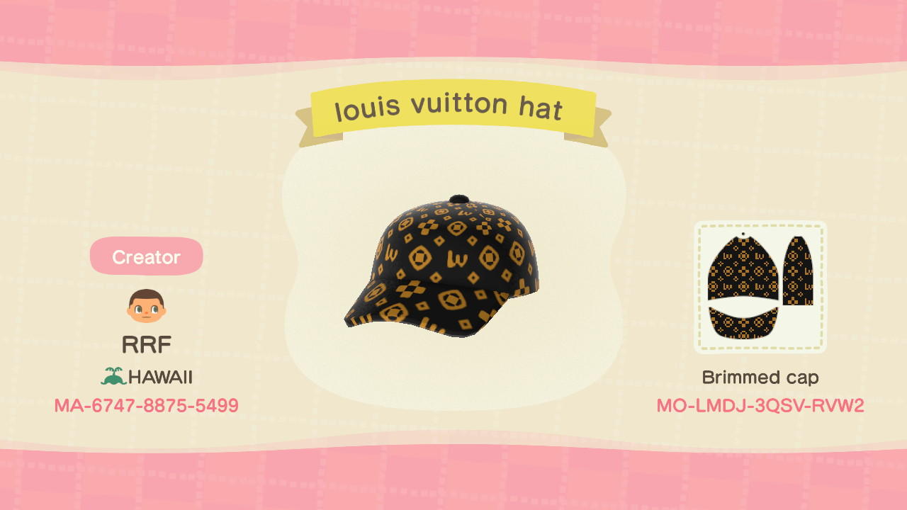 Animal Crossing Design Code: MO-LMDJ-3QSV-RVW2 Louis vuitton
