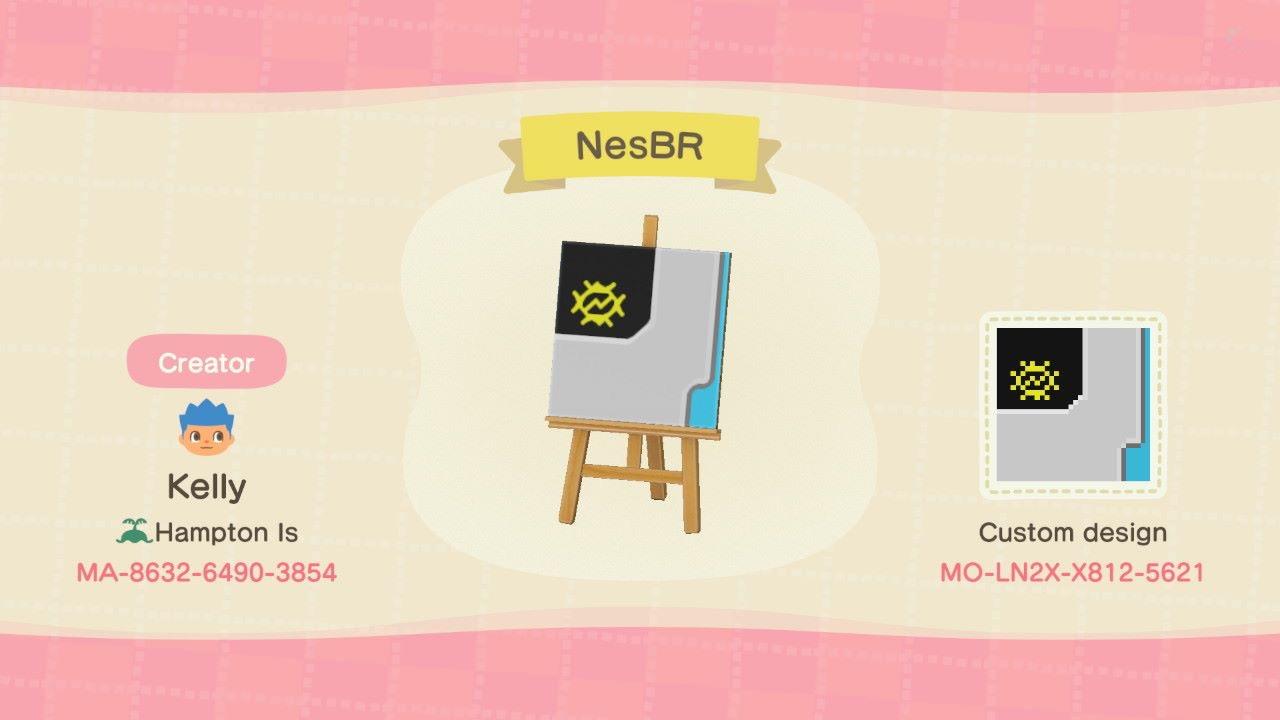 Animal Crossing Design Code: MO-LN2X-X812-5621 Mario NES BR