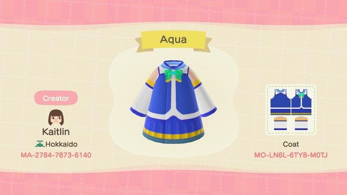 Animal Crossing Design Code: MO-LN6L-6TY8-M0T8 Aqua