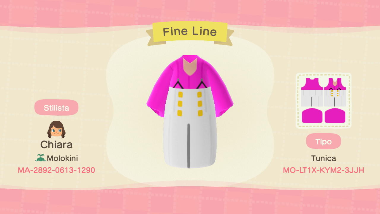 Animal Crossing Design Code: MO-LT1X-KYM2-3JJH Fine Line