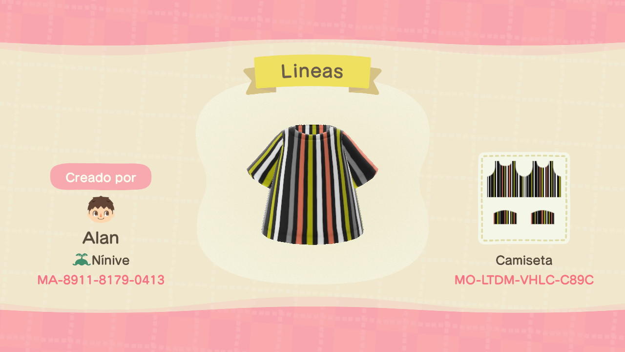 Animal Crossing Design Code: MO-LTDM-VHLC-C89C Casual T-Shirt