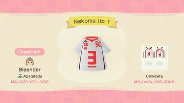 Animal Crossing Design Code: MO-LVK8-JY0G-3GDB Nekoma lib 1