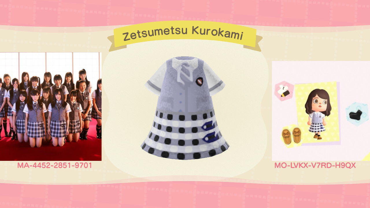 Animal Crossing Design Code: MO-LVKX-V7RD-H9QX NMB48 Debut