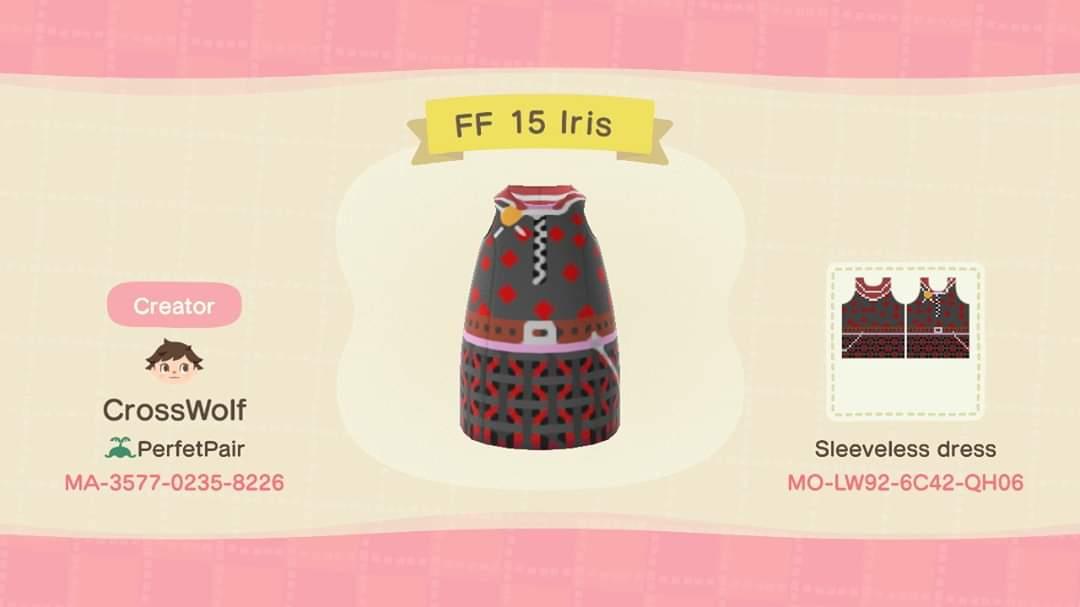Animal Crossing Design Code: MO-LW92-6C42-QH06 FF 15 Iris