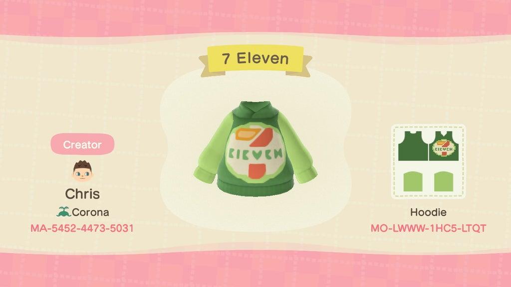 Animal Crossing Design Code: MO-LWWW-1HC5-LTQT 7 Eleven
