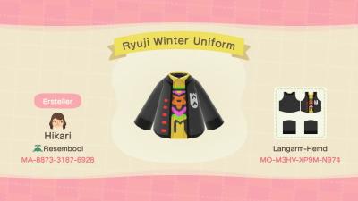Animal Crossing Design Code: MO-M3HV-XP9M-N974 Persona 5 Ryuji