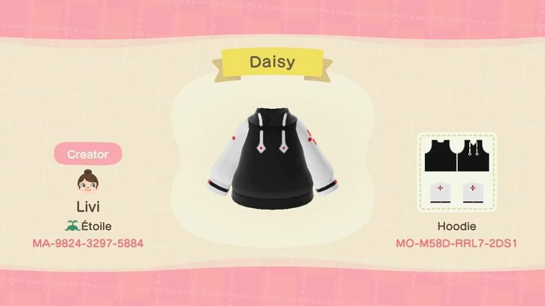 Animal Crossing Design Code: MO-M58D-RRL7-2DS1 Daisy