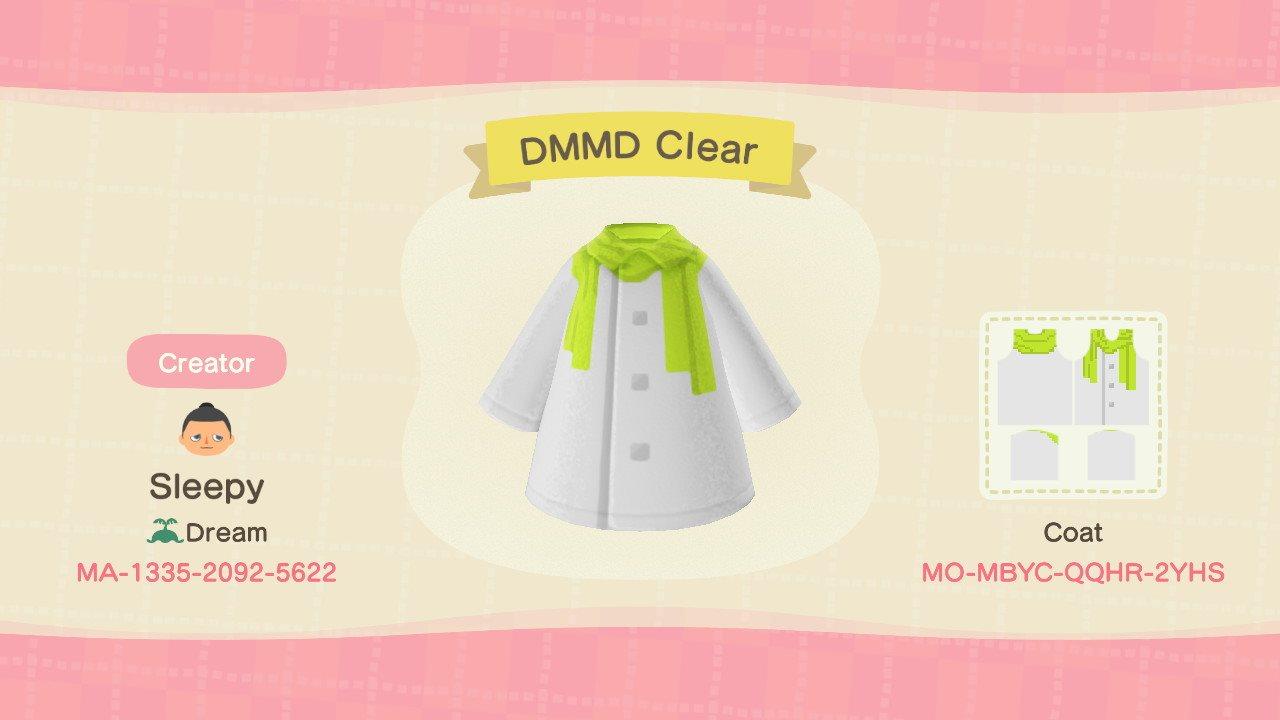 Animal Crossing Design Code: MO-MBYC-QQHR-2YHS DmmD Clear