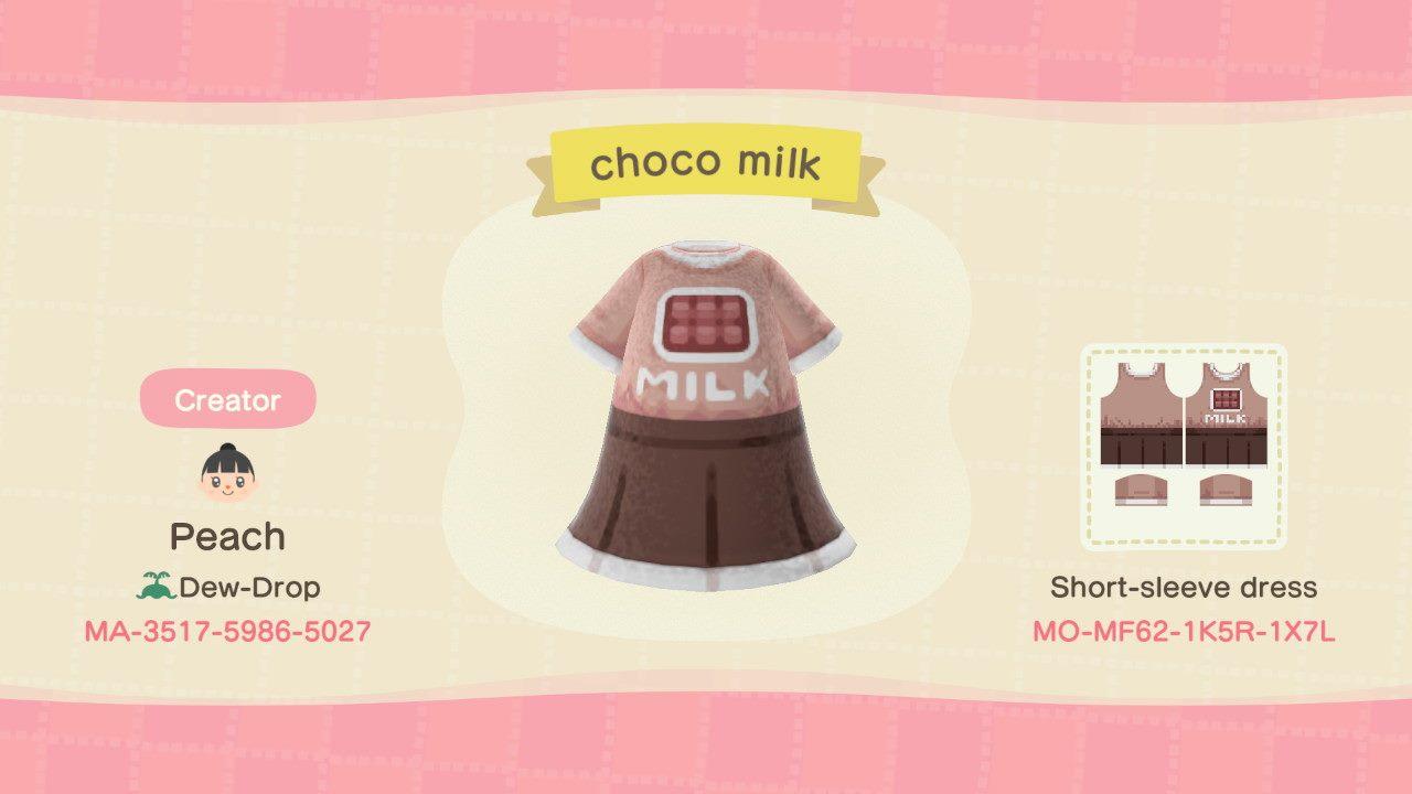 Animal Crossing Design Code: MO-MF62-1K5R-1X7L choco milk