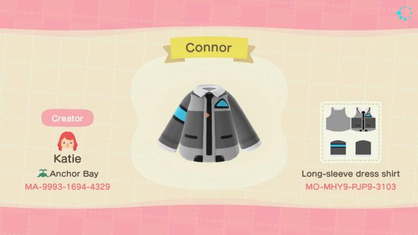 Animal Crossing Design Code: MO-MHY9-PJP9-3103 Connor