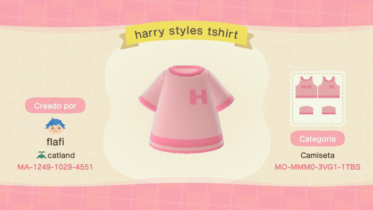 Animal Crossing Design Code: MO-MMM0-3VG1-1TBS Harry Styles pink